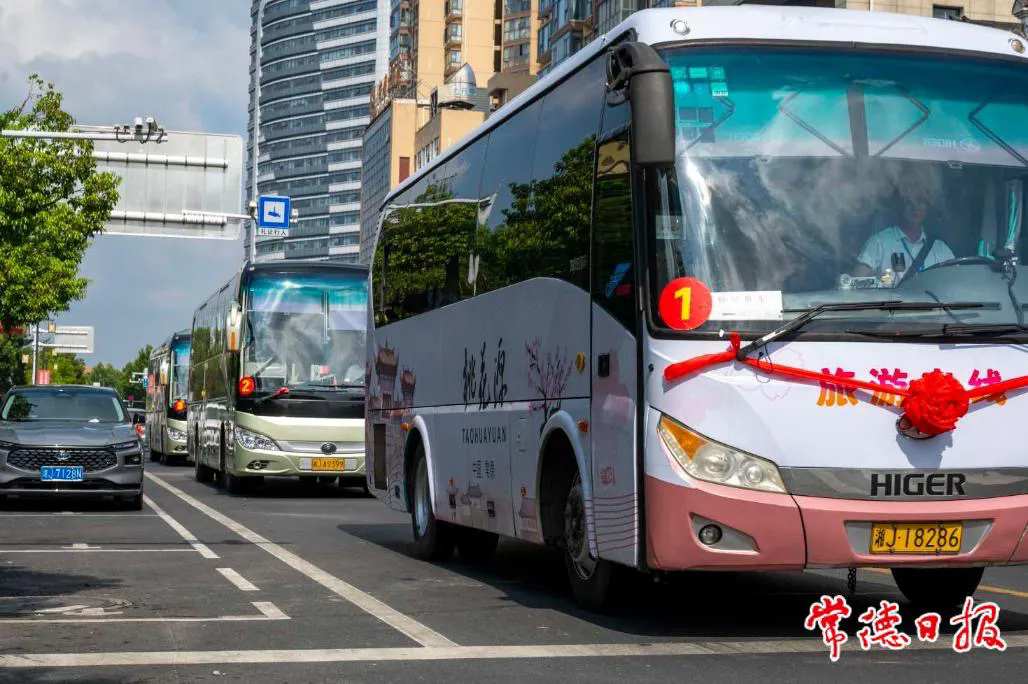 常德河街至桃花源景区旅游专线开通啦!